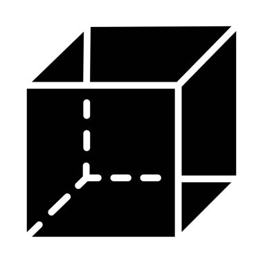 şekil glyph düz vektör simgesi