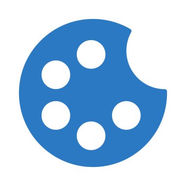 renk glyph renk vektör simgesi