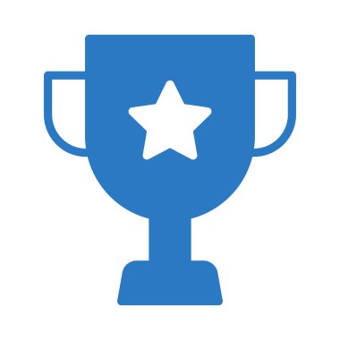 kupa glyph renk vektör simgesi