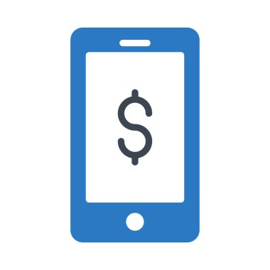 çevrimiçi glyph renk vektör simgesi