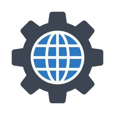 glyph renk vektör simgesini ayarlama