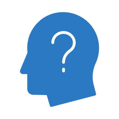 soru glyph renk vektör simgesi