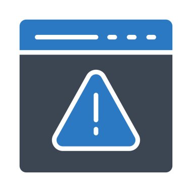 hata glyph renk vektör simgesi