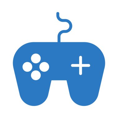 joystick glyph renk vektör simgesi