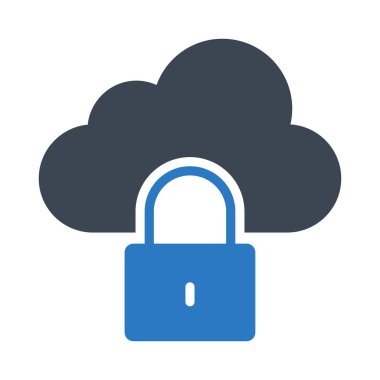 koruma glif simge renk vektör