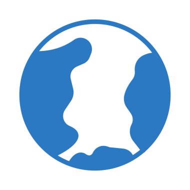 toprak glif renk vektör simge