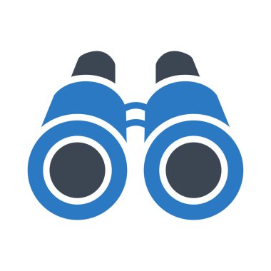 glyph renkli vektör simgesini görüntüle