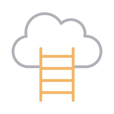 merdiven renk çizgisi vektör simgesi