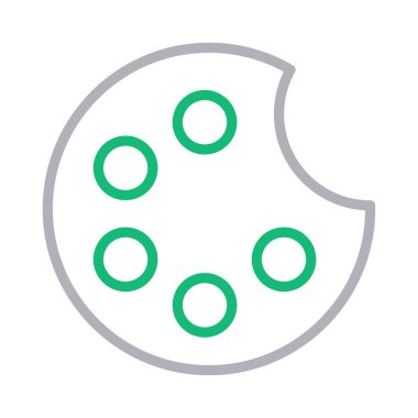 renk çizgisi vektör simgesi