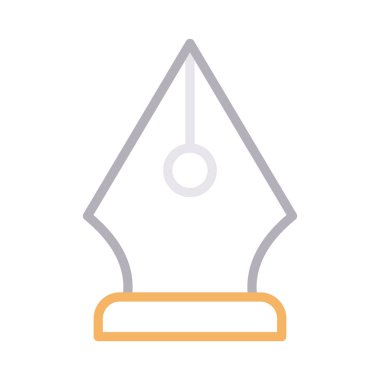 nib renk çizgisi vektör simgesi