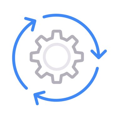 renk çizgisi vektör simgesini yeniden yükleme
