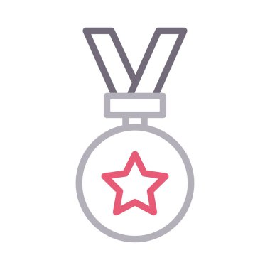 ödül renk çizgisi vektör simgesi