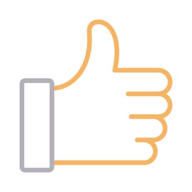 OK colour line vector icon