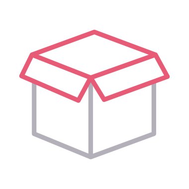 karton renkli çizgi vektör simgesi