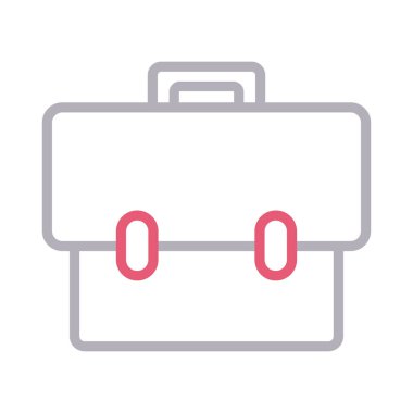 çanta renk çizgi vektör simgesi