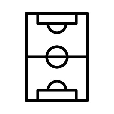 zemin ince çizgi vektör simgesi