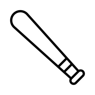 yarasa ince çizgi vektör simgesi