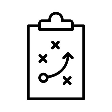 ince çizgi vektör simge planlama