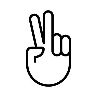 İnce çizgi vektör simgesi