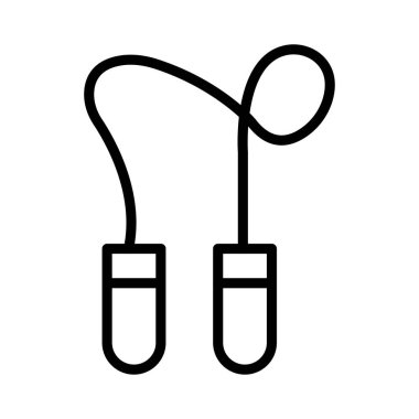 atelet ince çizgi vektör simgesi