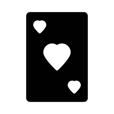 casino glyph düz vektör simgesi