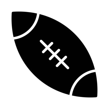 spor glyph düz vektör simgesi