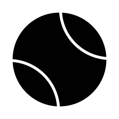 düz sembol simge tenis vektör