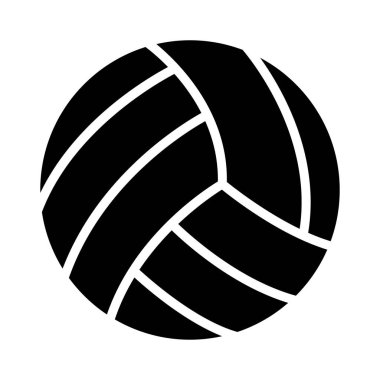 spor glyph düz vektör simgesi