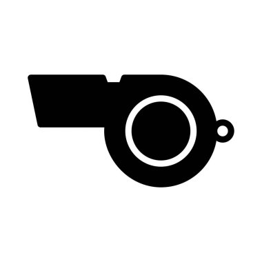 düz glif simge vektör