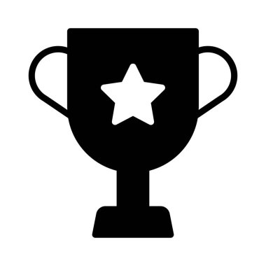 fincan glyph düz vektör simgesi