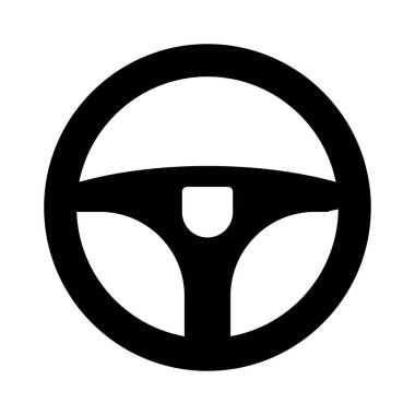 direksiyon glyph düz vektör simgesi