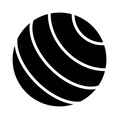 spor glyph düz vektör simgesi