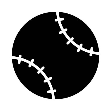 spor glyph düz vektör simgesi