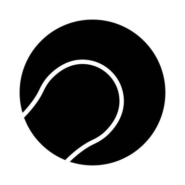 Düz futbol glif simge vektör