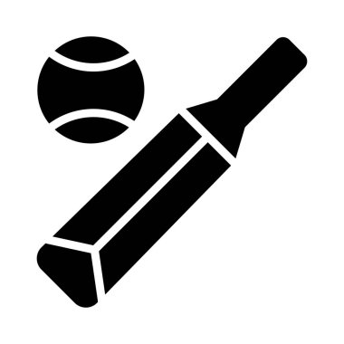 yarasa glyph düz vektör simgesi