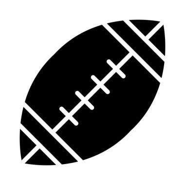 spor glyph düz vektör simgesi