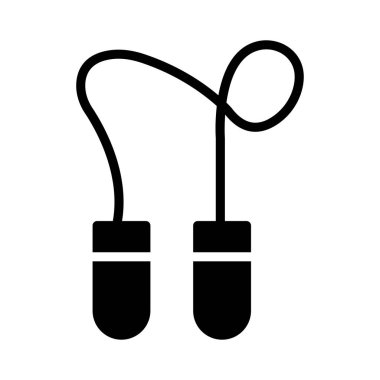 atelet glyph düz vektör simgesi