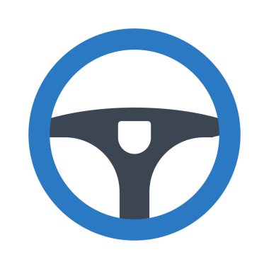 direksiyon glyph renk vektör simgesi