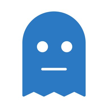 hayalet glyph renk vektör simgesi