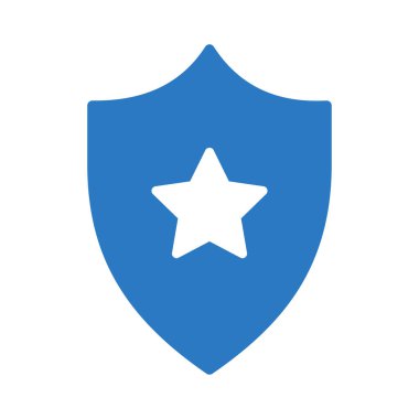 kalkan glyph renk vektör simgesi