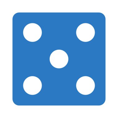 ludo glyph renk vektör simgesi