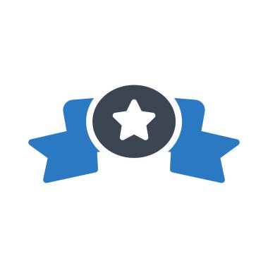 kazanan glyph renk vektör simgesi