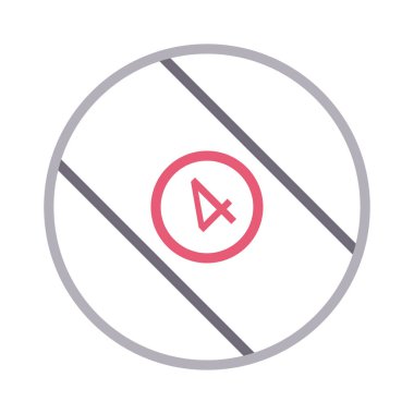 snooker renk çizgisi vektör simgesi