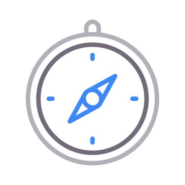 gezinme renk çizgisi vektör simgesi