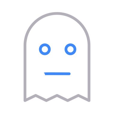 hayalet renk çizgisi vektör simgesi