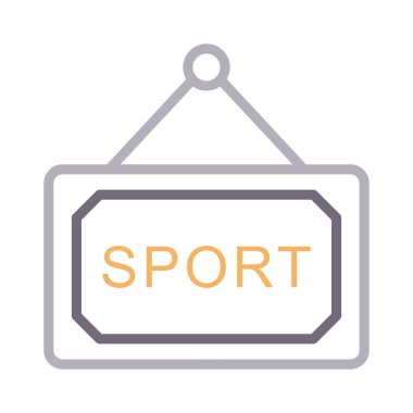 karton renk çizgisi vektör simgesi