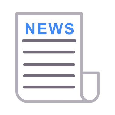 kağıt renk çizgisi vektör simgesi