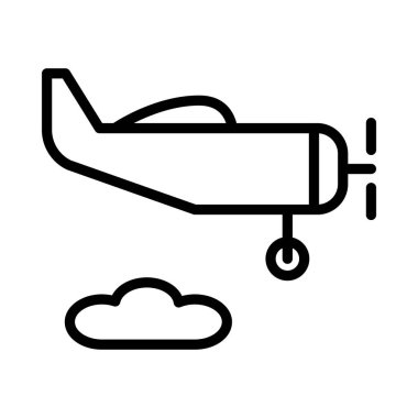 ince çizgi vektör simge sinek