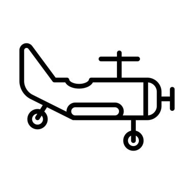 ince çizgi vektör simge sinek