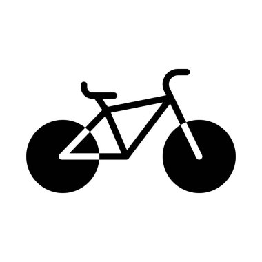 döngüsü glyph düz vektör simgesi